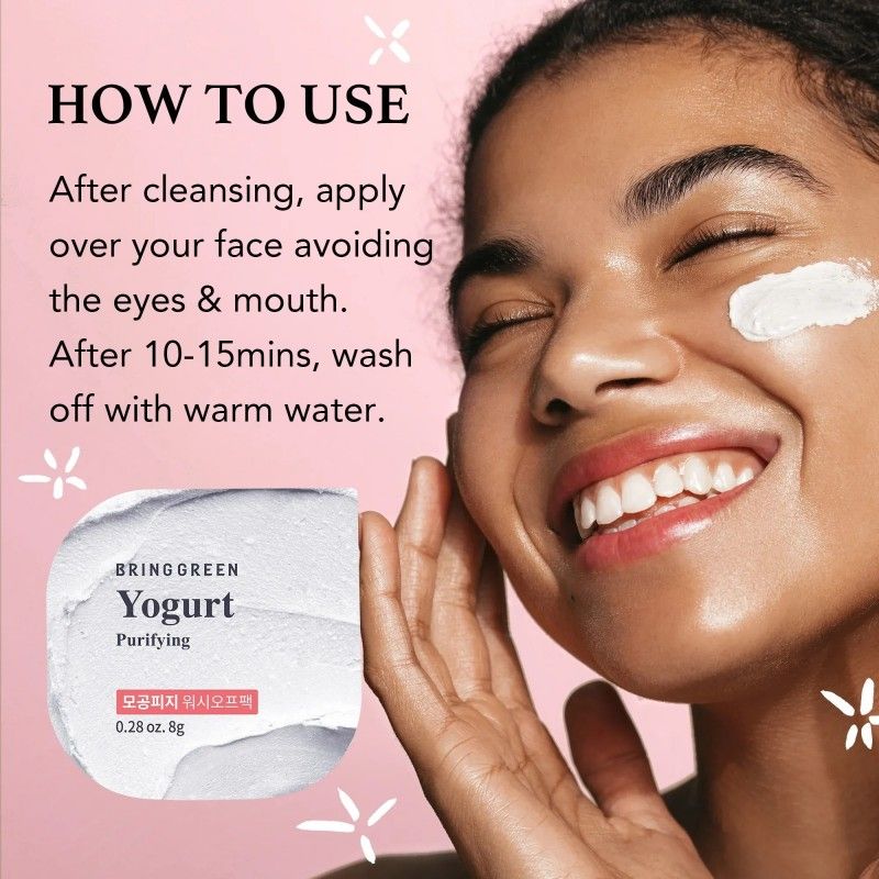 Bring Green Oat Yogurt Purifying Wash Off Pack 8g