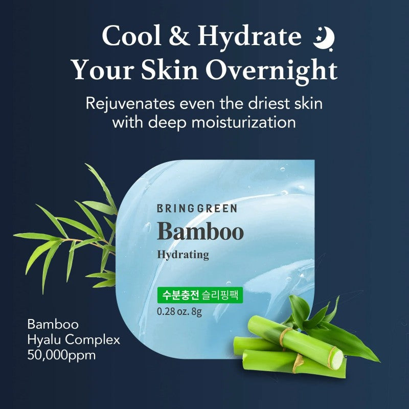 Bring Green Fresh Ball Sleeping Pack Bamboo Hydrating 8g