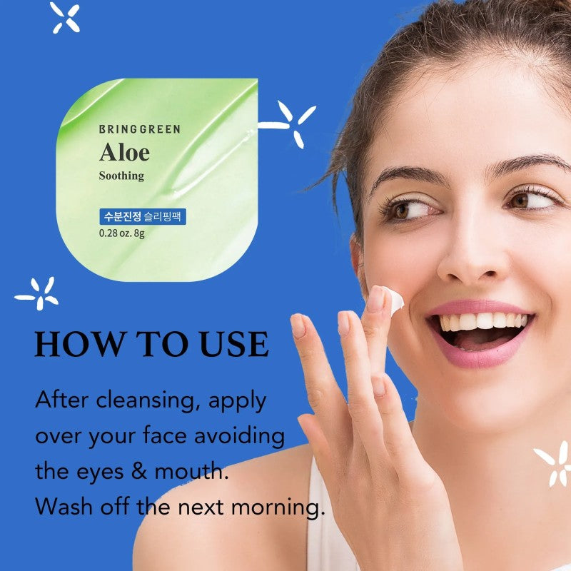Bring Geen Fresh Ball Pack Aloe Soothing Sleeping Mask 8g