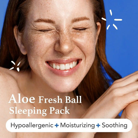 Bring Geen Fresh Ball Pack Aloe Soothing Sleeping Mask 8g