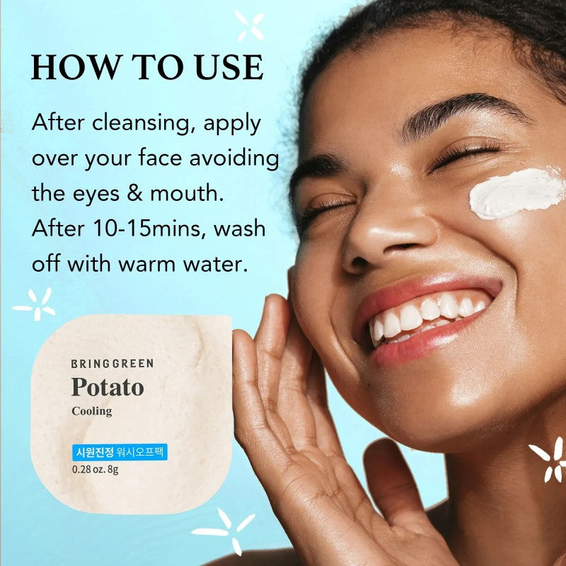 Bring Green Fresh Bowl Potato Cooling Wash Off Pack 8g