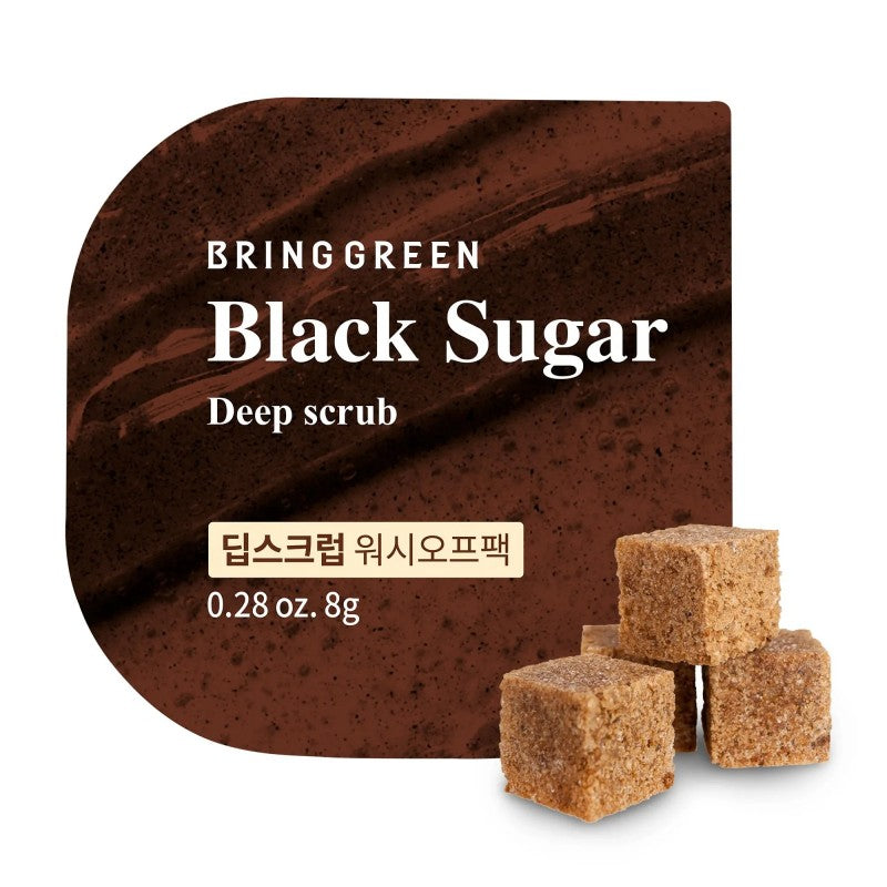 Bring Green Fresh Ball Wash Off Pack Black Sugar Deep Scrub 8g