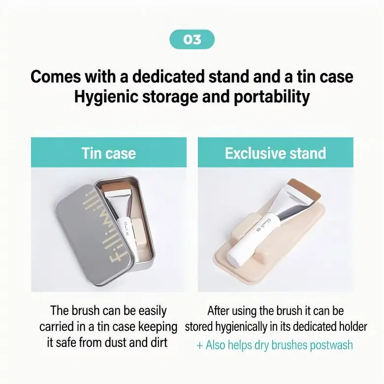Fillimilli Mini Spatula Brush 828 1pcs