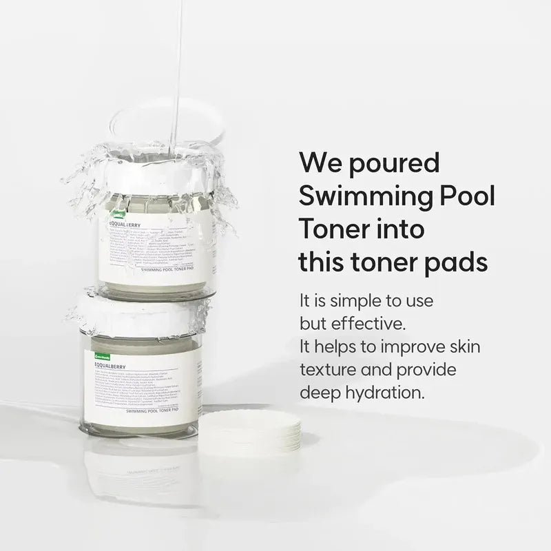 Eqqualberry Swimming Pool Toner Pads 70pcs