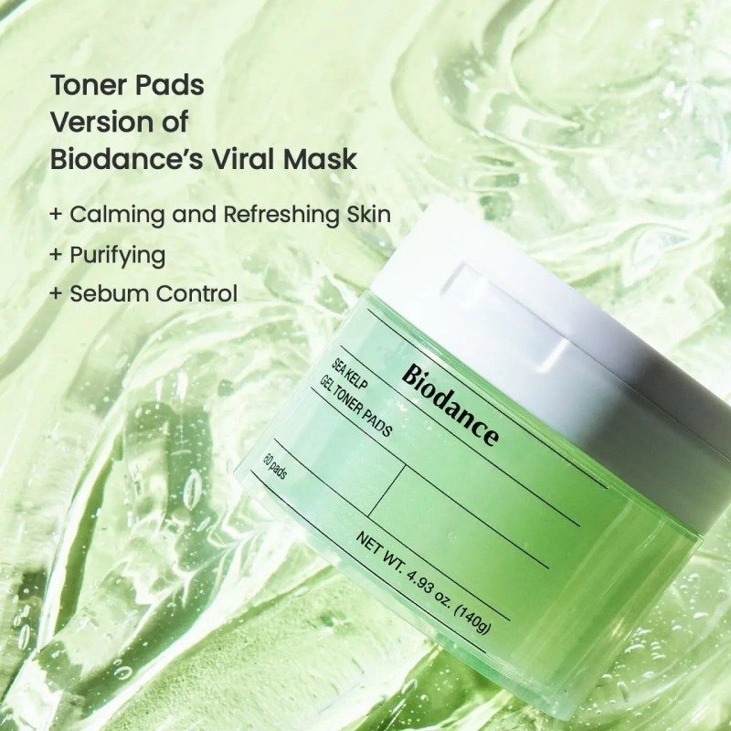 Biodance Sea Kelp Gel Toner Pads 60pcs