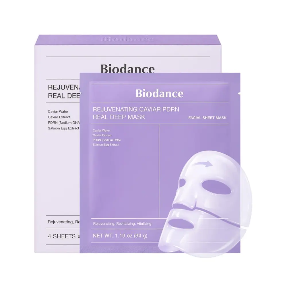 Biodance Rejuvenating Caviar PDRN Real Deep Mask 4pcs