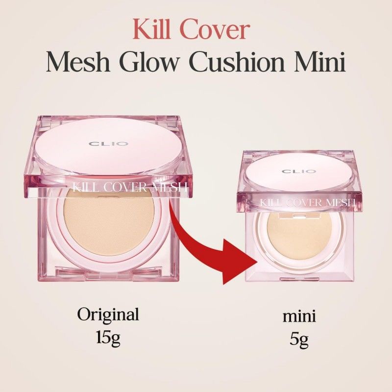 Clio Kill Cover Mesh Glow Cushion Mini Foundation #04 Ginger 5g
