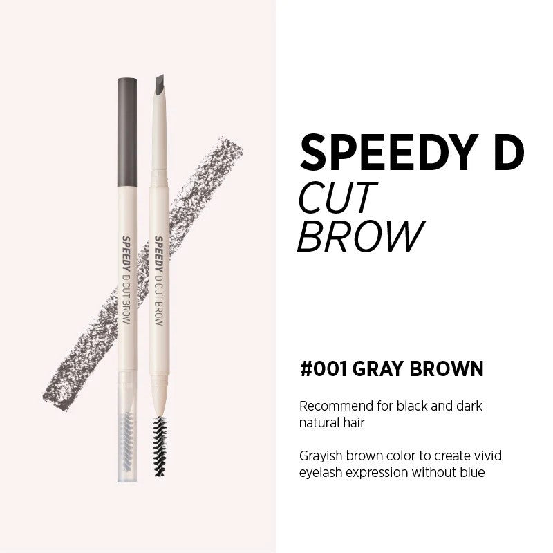 Peripera Speedy D Cut Brow #01 Gray Brown