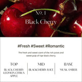 Hetras Objet Reed Diffuser #01 Black Cherry 200ml*2