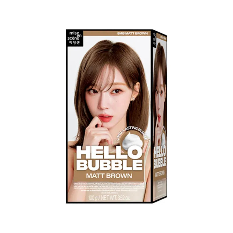 Mise En Scene Hello Bubble Hair Color #8MB Matt Brown