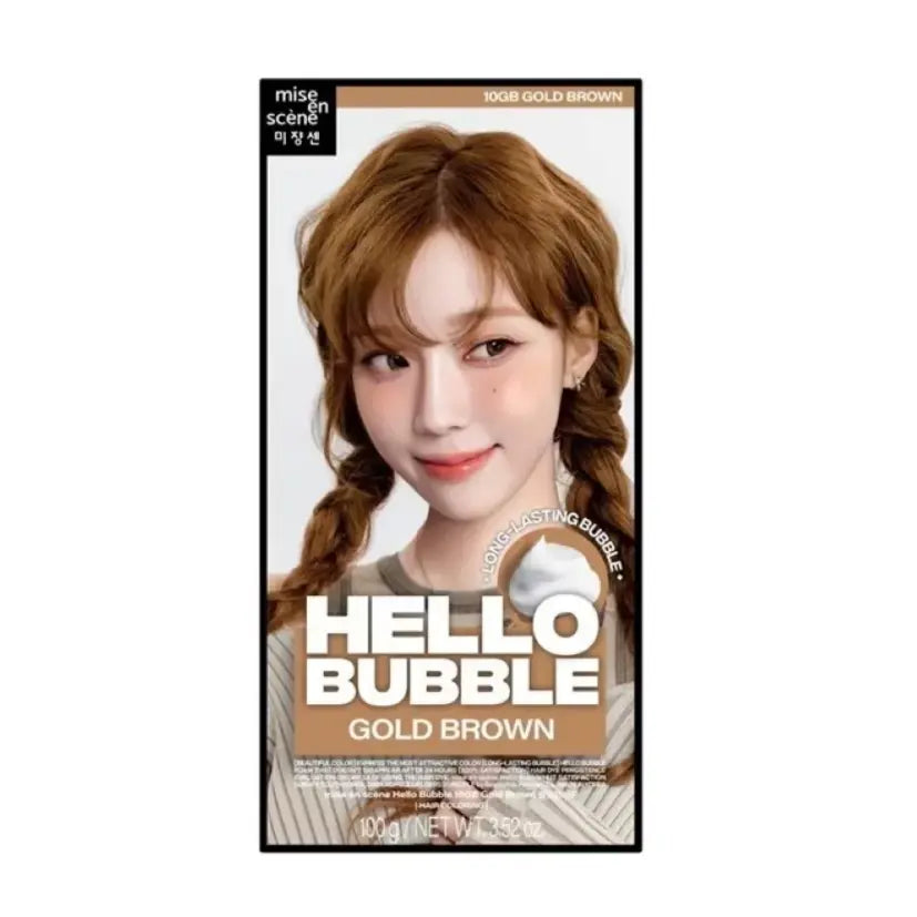 Mise En Scene美仙妆泡沫染发剂#10GB金棕色