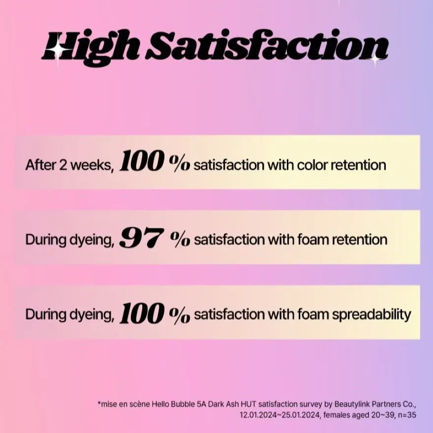 Mise En Scene美仙妆泡沫染发剂#10GB金棕色