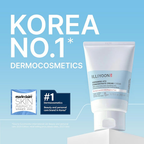 Illiyoon一理润神经酰胺Ato浓缩霜保湿修护 150ml*2+30ml