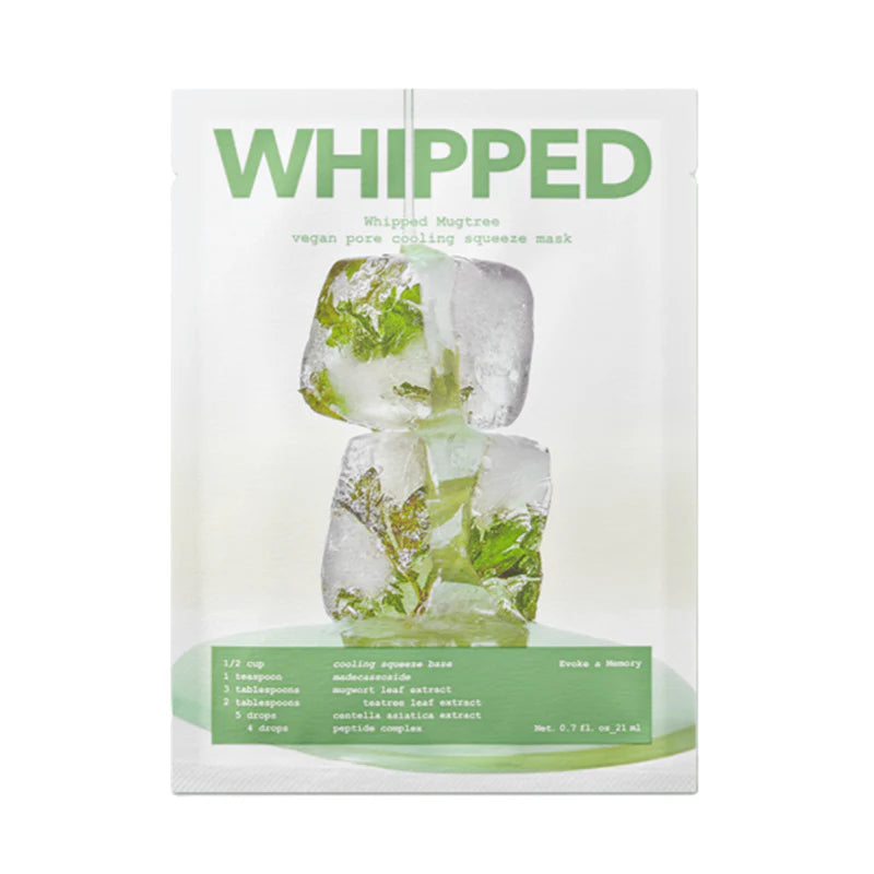Whipped Mugtree Vegan Pore Cooling Squeeze Mask 1pcs