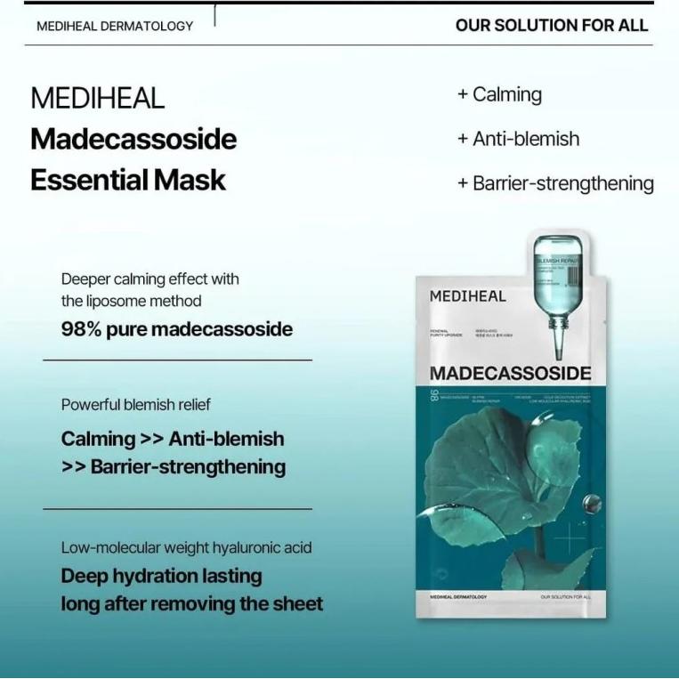 Mediheal美迪惠尔积雪草面膜补水美白 10片