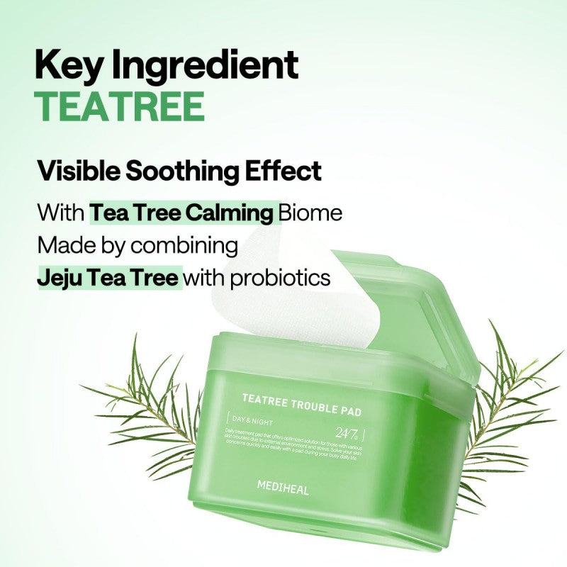 Mediheal美迪惠尔茶树维稳棉片补水舒缓 100片