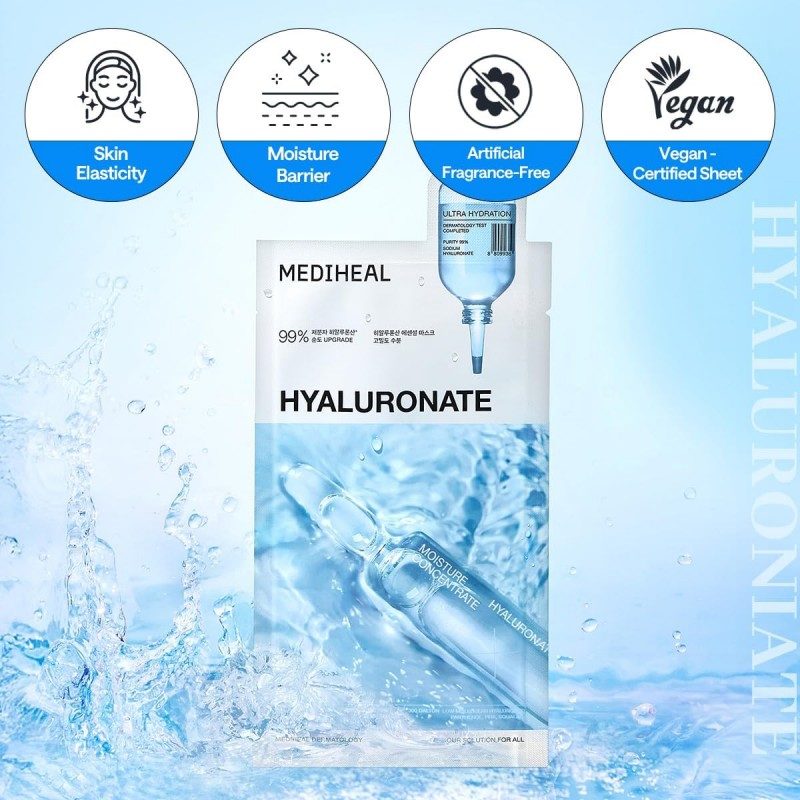 Mediheal Hyaluronate Essential Mask Sheet 10+1pcs