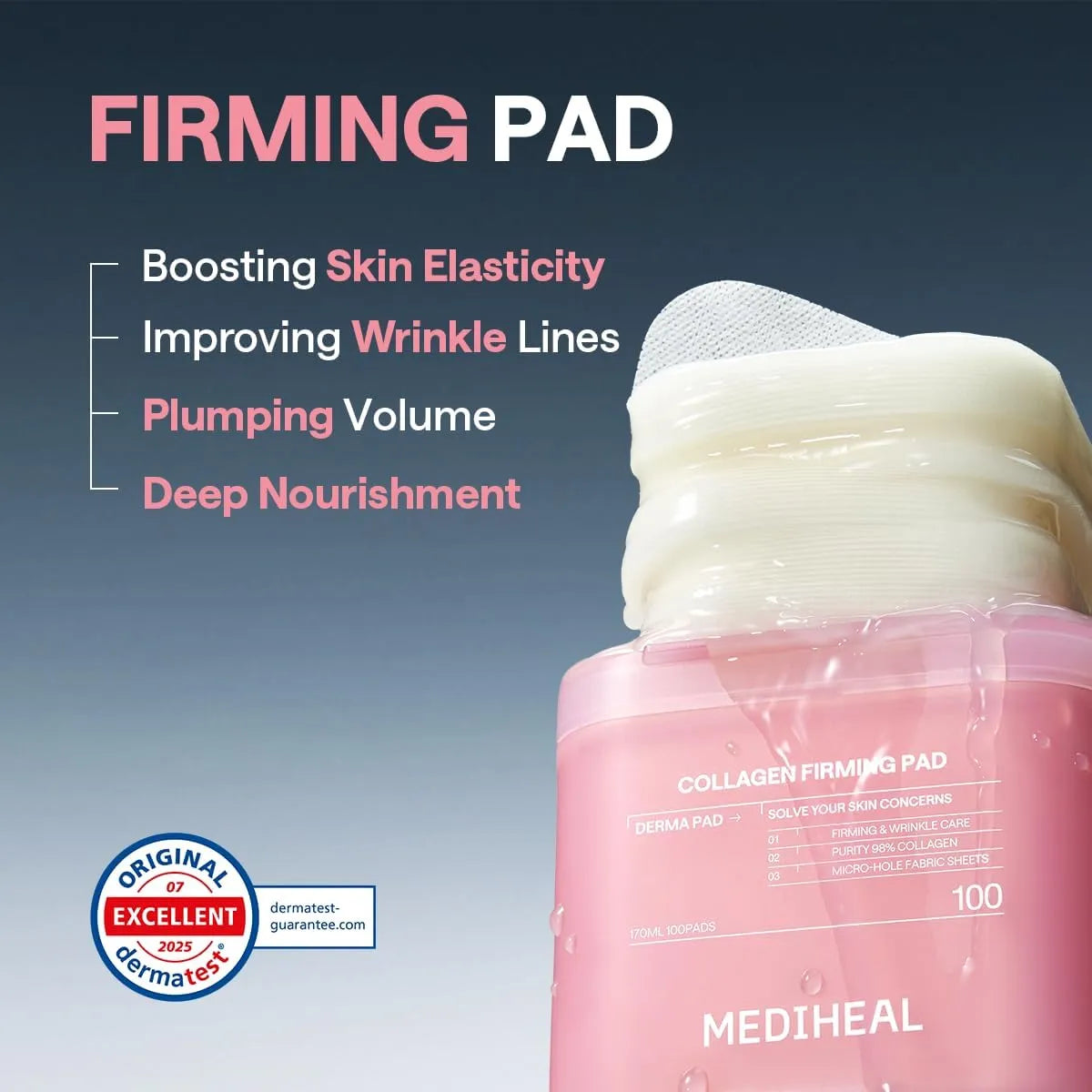 Mediheal Collagen Firming Pad 100pcs