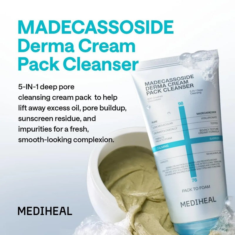 Mediheal美迪惠尔积雪草舒缓保湿洁面泥霜 120ml