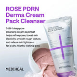 Mediheal美迪惠尔玫瑰PDRN毛孔紧致洁面泥霜 120ml