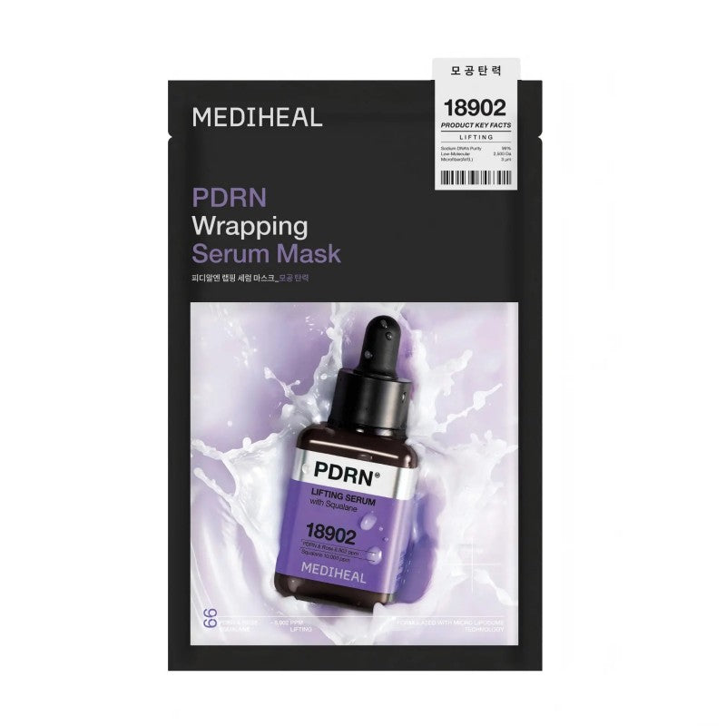 Mediheal PDRN Wrapping Serum Mask Pore Tightening 18902 5pcs