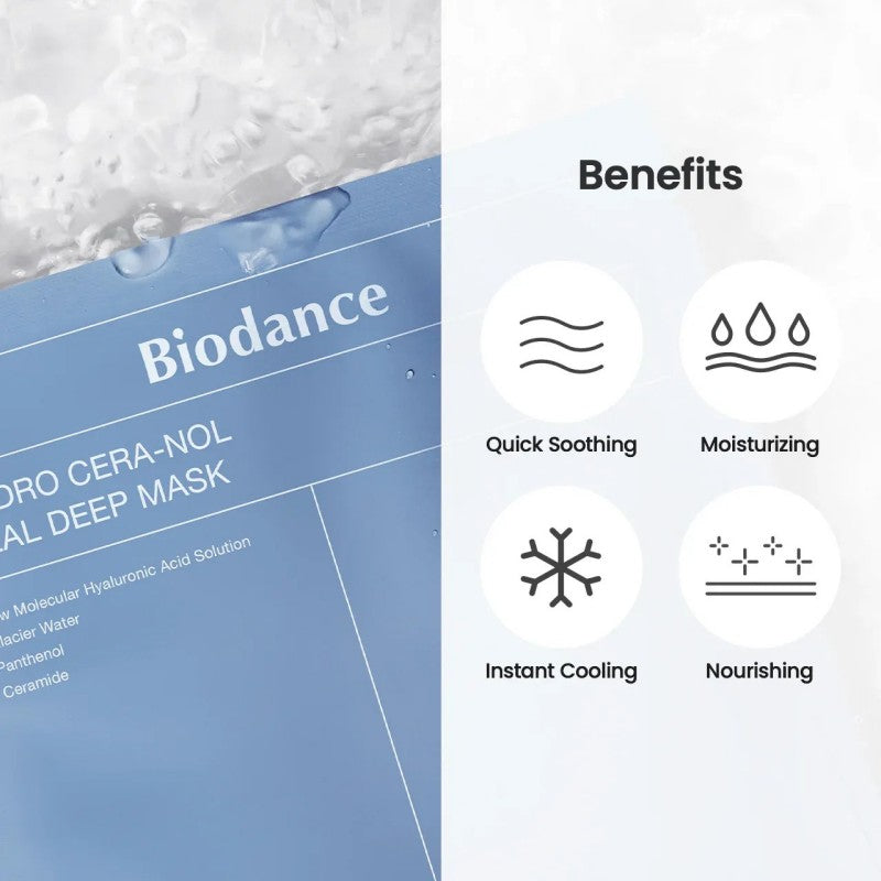 Biodance Hydro Cera-Nol Real Deep Mask 4pcs