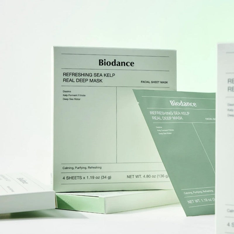 Biodance胶原蛋白凝胶面膜镇定舒缓绿色 4片