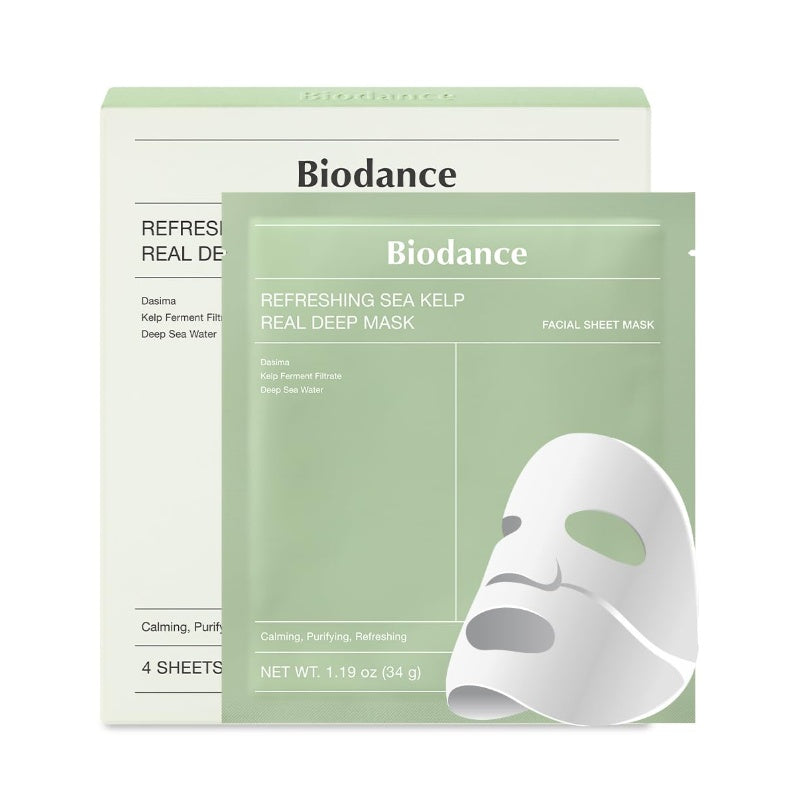 Biodance胶原蛋白凝胶面膜镇定舒缓绿色 4片