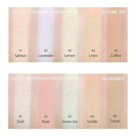 Clio Kill Cover Founwear Conceal Palette #01 PURE JOY