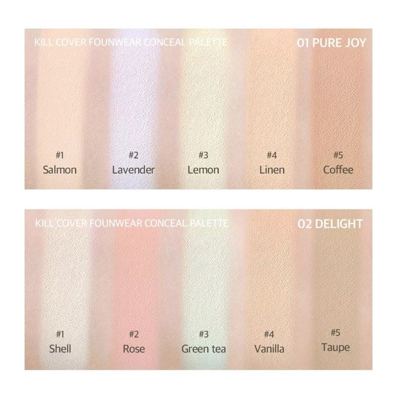 Clio Kill Cover Founwear Conceal Palette #02 DELIGHT 6g