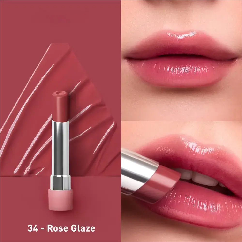 3CE好气色润唇膏镜面口红#34 Rose Glaz