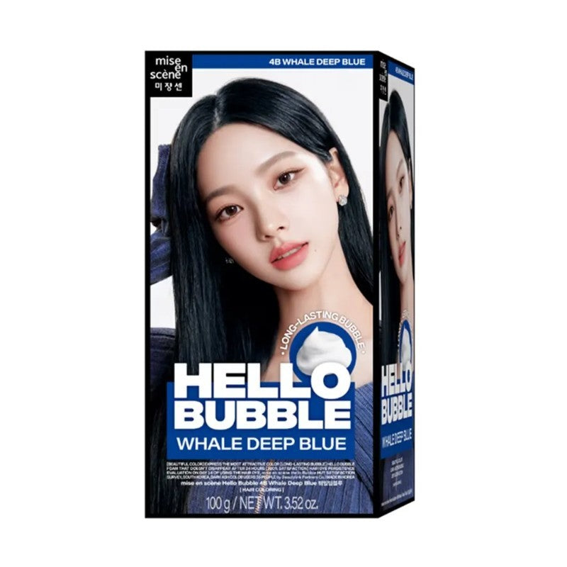 Mise En Scene Hello Bubble Hair Dye Color #4B Whale Deep Blue