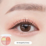 Colorgram四色眼影植物染料眼影盘#03 Grapefruit Dory