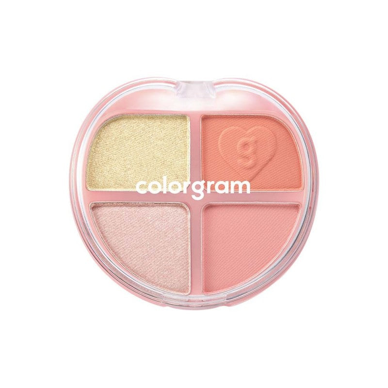 Colorgram四色眼影植物染料眼影盘#03 Grapefruit Dory