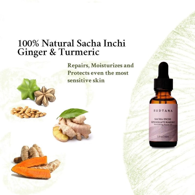 Sudtana Sacha Inchi Ginger & Turmeric Repairing Oil 30ml