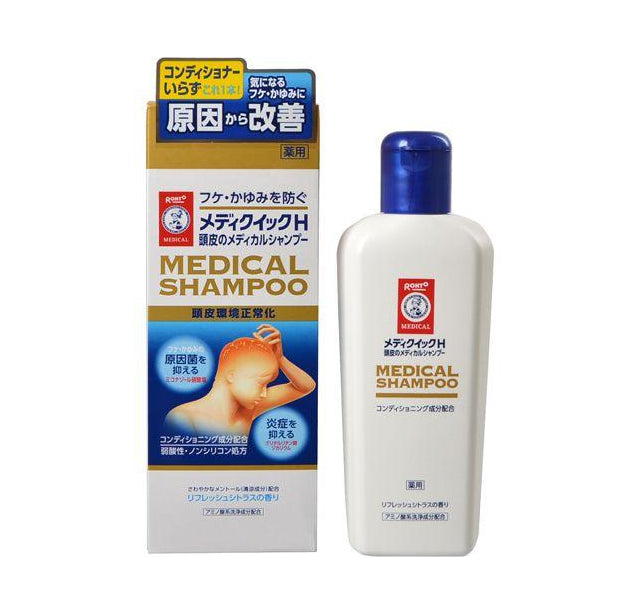 Rohto-Mentholatum-乐敦曼秀雷敦-去屑止痒无硅头皮湿疹洗头水-200ml