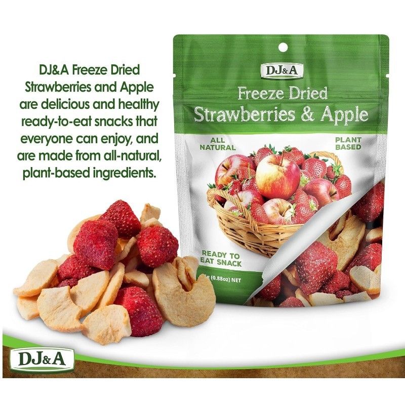 DJ&A Freeze Dried Strawberry Apple 25g