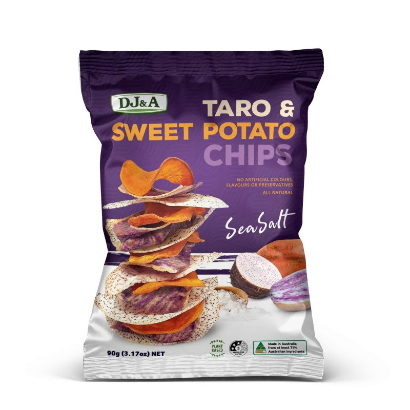 DJ&A Taro & Sweet Potato Chips 90g