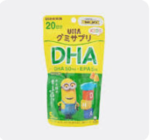 UHA-悠哈-味觉糖-儿童DHA补充剂-蜜柑柠檬味-20日量