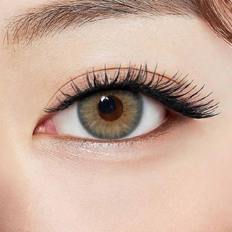 Olens 1-Month Colored Contact Lens Symphony 3Con Green ±000