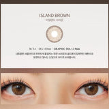 Olens月抛美瞳Island Brown -6.50