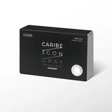Olens 1-Month Colored Contact Lens Caribe 3Con Gray -1.00