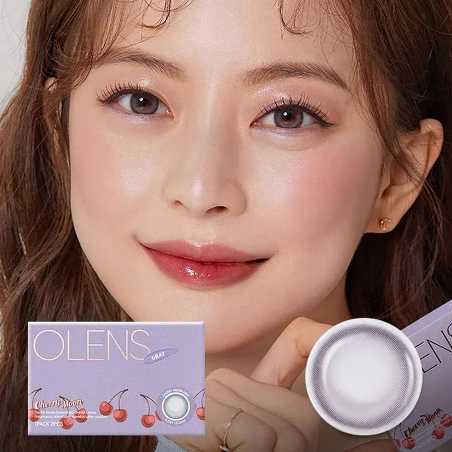 Olens月抛美瞳Cherry Moon Gray -1.00