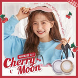 Olens 1 Month Colored Contact Lens Cherry Moon Brown -3.00