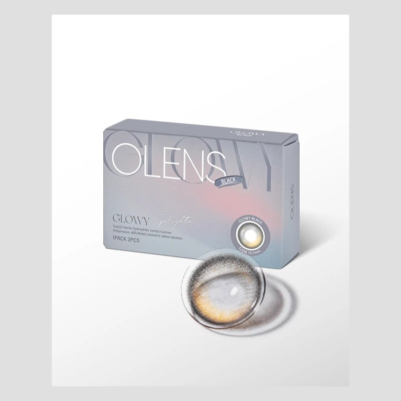 Olens月抛美瞳Eyelighter Glowy Black -4.00 2枚