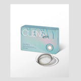 Olens 1 Month Colored Contact Lens Glowy Ash Gray -6.00 2pcs