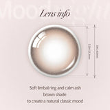 Olens月抛美瞳Mood Night Mood Brown ±000 2枚