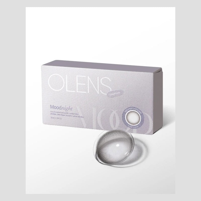 Olens 1 Month Colored Contact Lens Moodnight Mood Gray ±000 2pcs