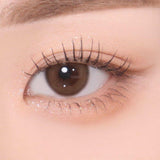 Olens 1 Month Colored Contact Lens Real Ring Brown -4.00 2pcs