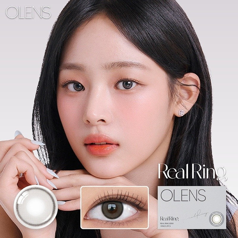 Olens月抛美瞳Real Ring Gray -6.00 2枚